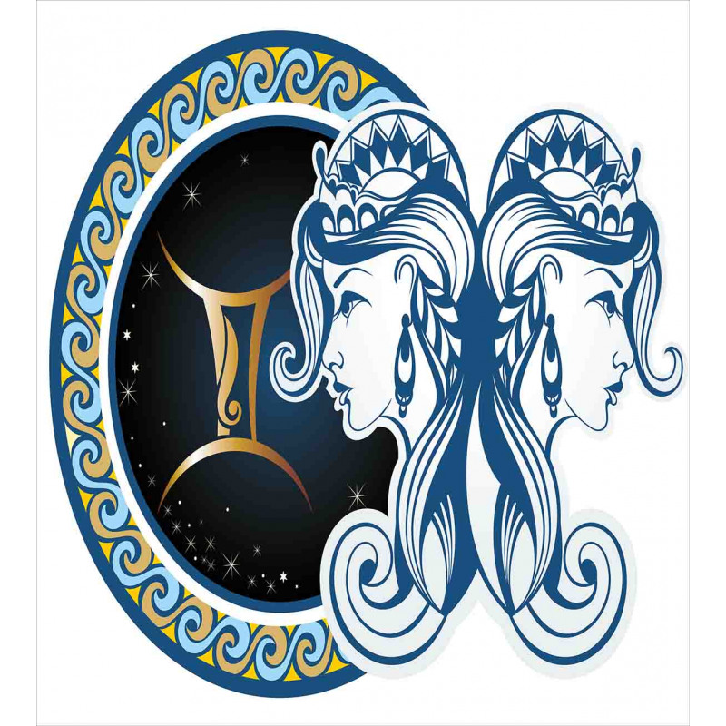 Astrology Gemini Duvet Cover Set
