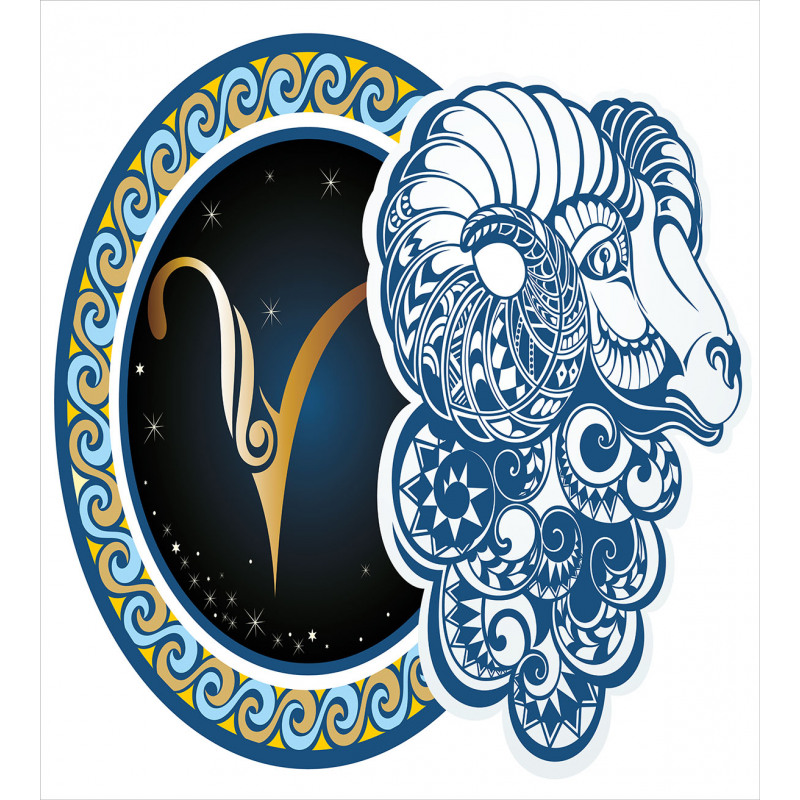 Astrology Aries Sign Duvet Cover Set