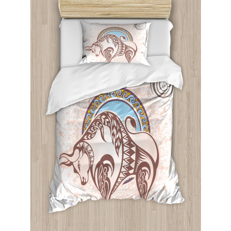 Taurus Astrology Duvet Cover Set