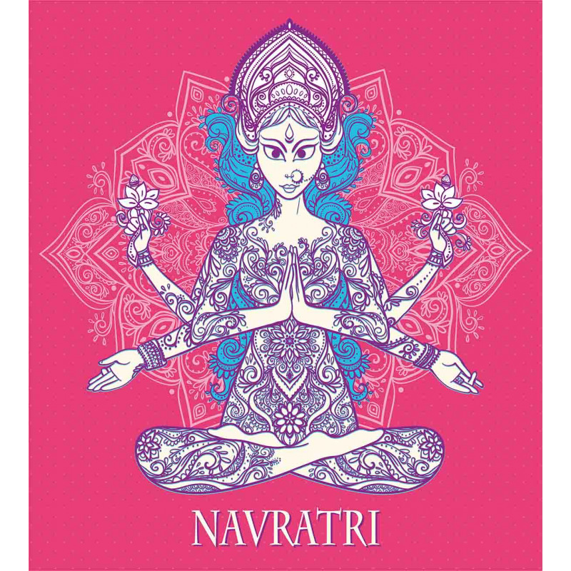 Yoga Mandala Girl Duvet Cover Set