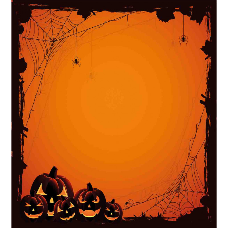 Halloween Pumpkin Scary Duvet Cover Set