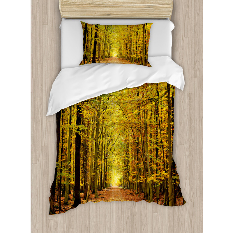 Pathway into the Forest Duvet Cover Set