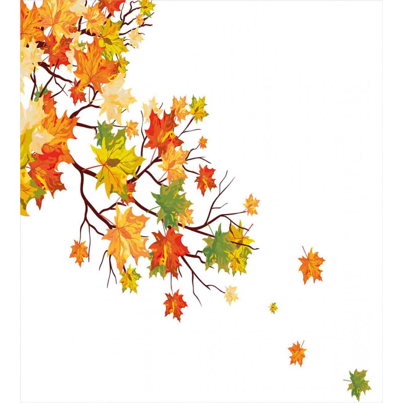 Autumn Foliage Maple Leaf Duvet Cover Set