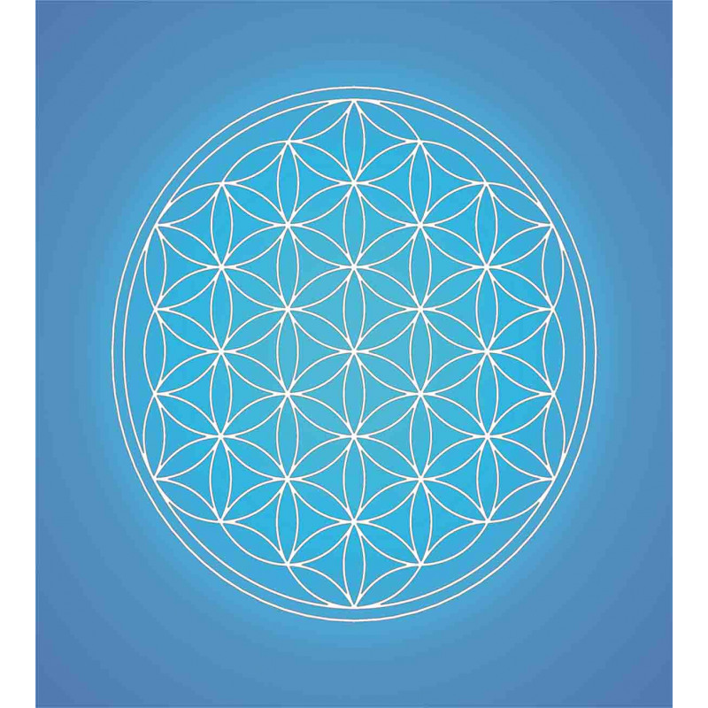 Flower of Life Grid Duvet Cover Set