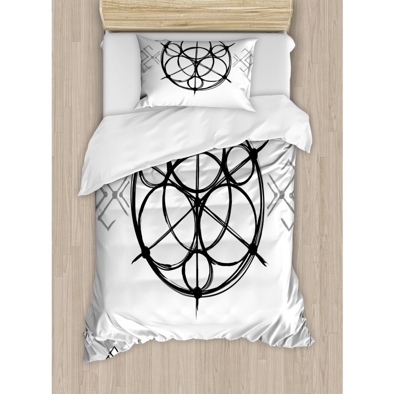 Swirled Spirals Duvet Cover Set