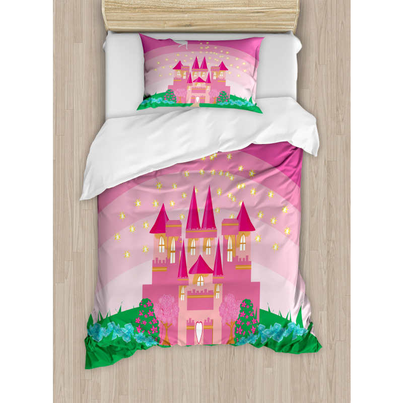 Fairytale Castle Princess Duvet Cover Set