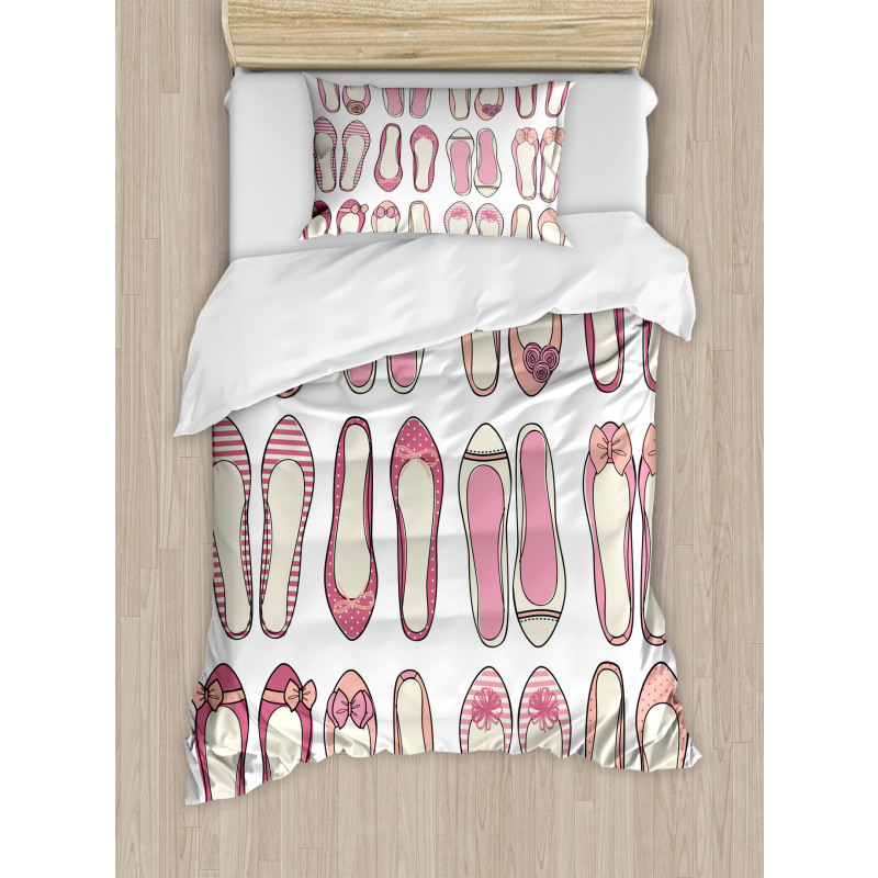 Ballerina Ballet Shoes Duvet Cover Set