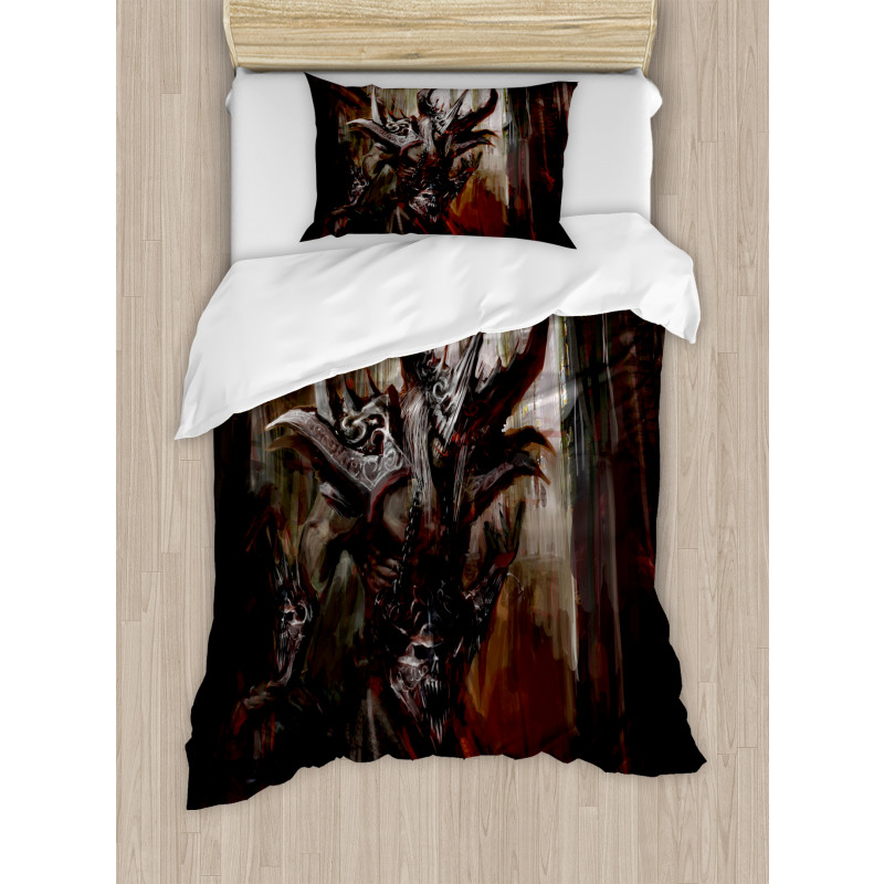 Knight Fantasy Theme Duvet Cover Set