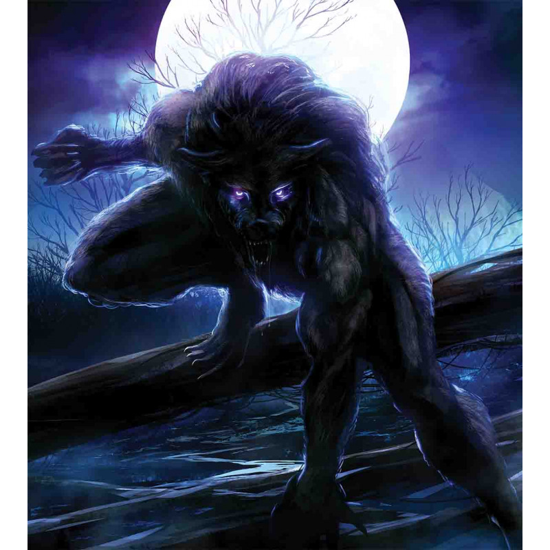 Surreal Werewolf Eyes Duvet Cover Set