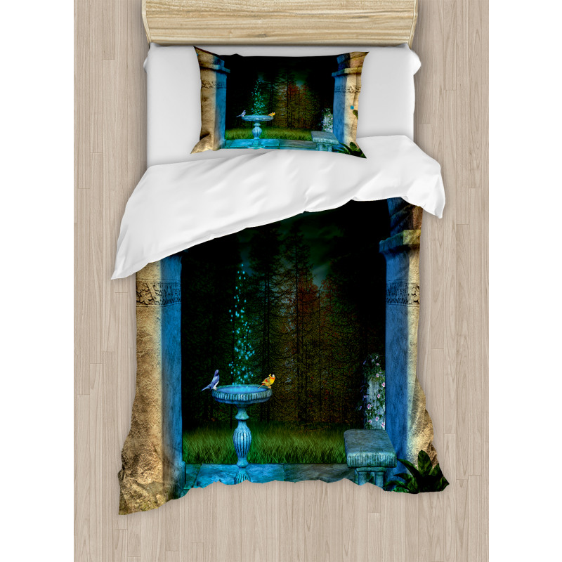 Dark Fairytale Forest Duvet Cover Set