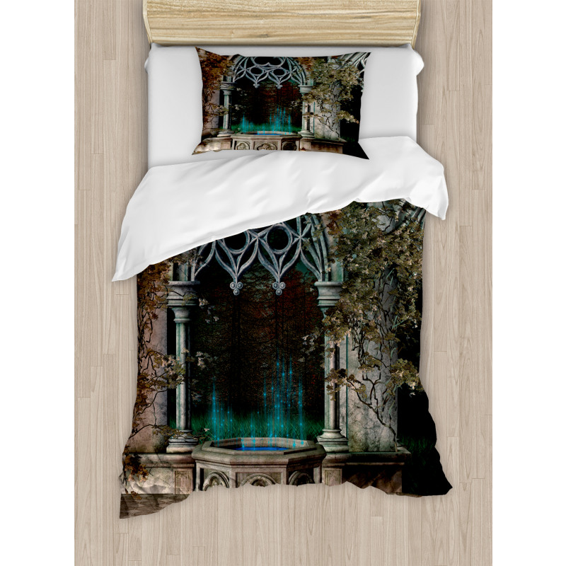 Old Gateway to Forest Duvet Cover Set