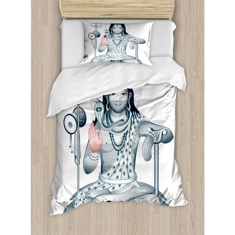 Supreme Figure Meditation Duvet Cover Set