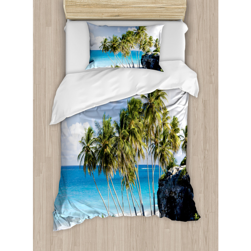 Ocean Exotic Beach Duvet Cover Set