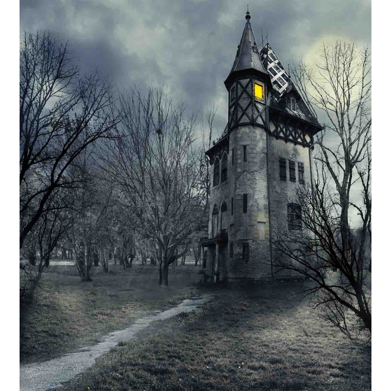 Gothic Haunted House Duvet Cover Set