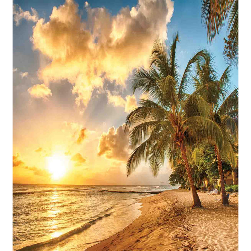 Exotic Sandy Beach Duvet Cover Set