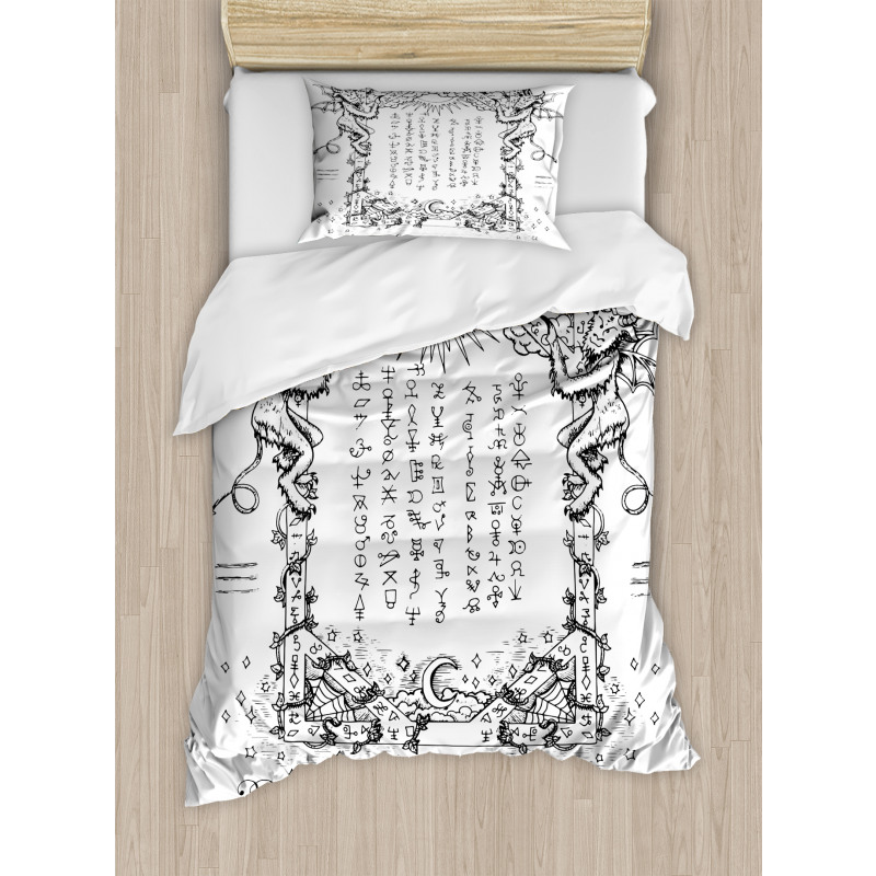 Gothic Medieval Magic Duvet Cover Set