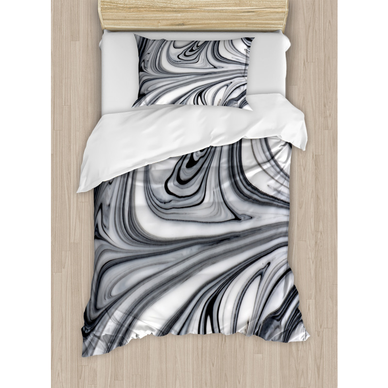 Black White Surreal Art Duvet Cover Set