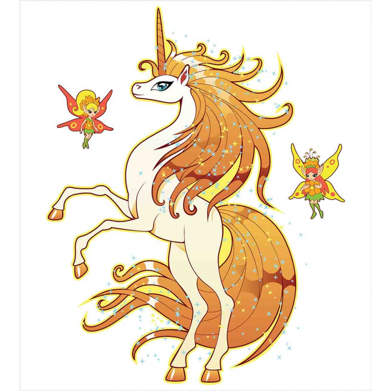 Unicorn and Fairy Art Duvet Cover Set