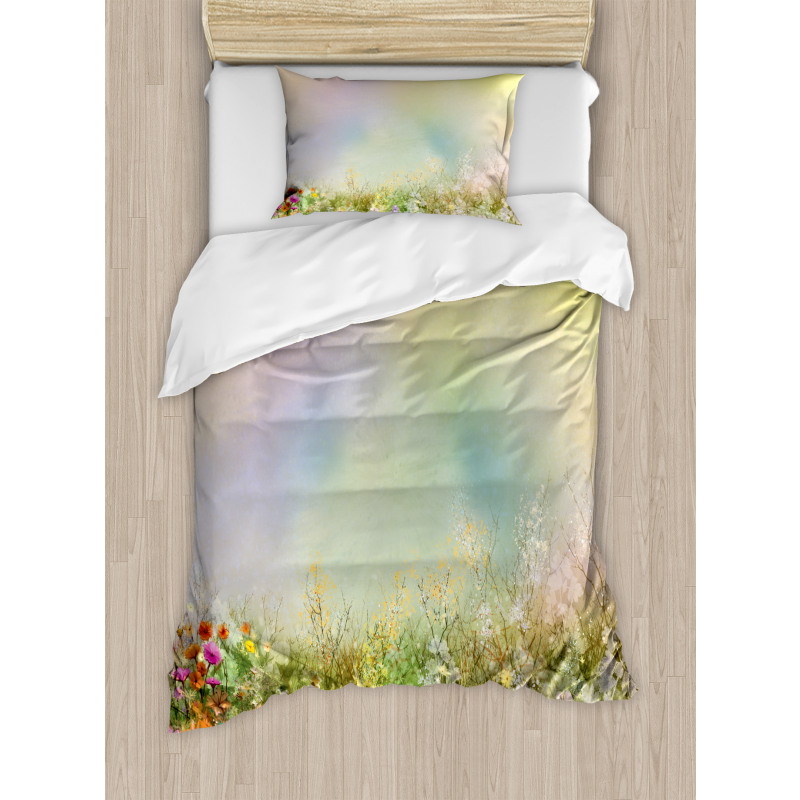 Spring Flower Nature Duvet Cover Set