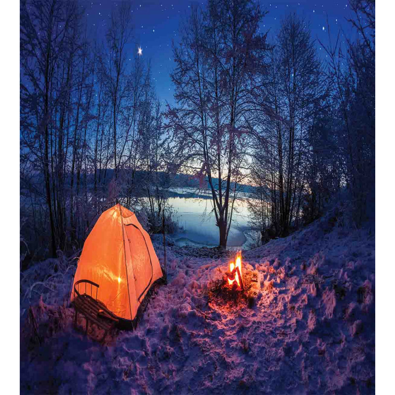 Night Camping Adventure Duvet Cover Set