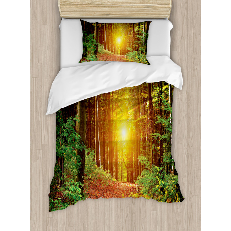 Pathway to Timberland Duvet Cover Set