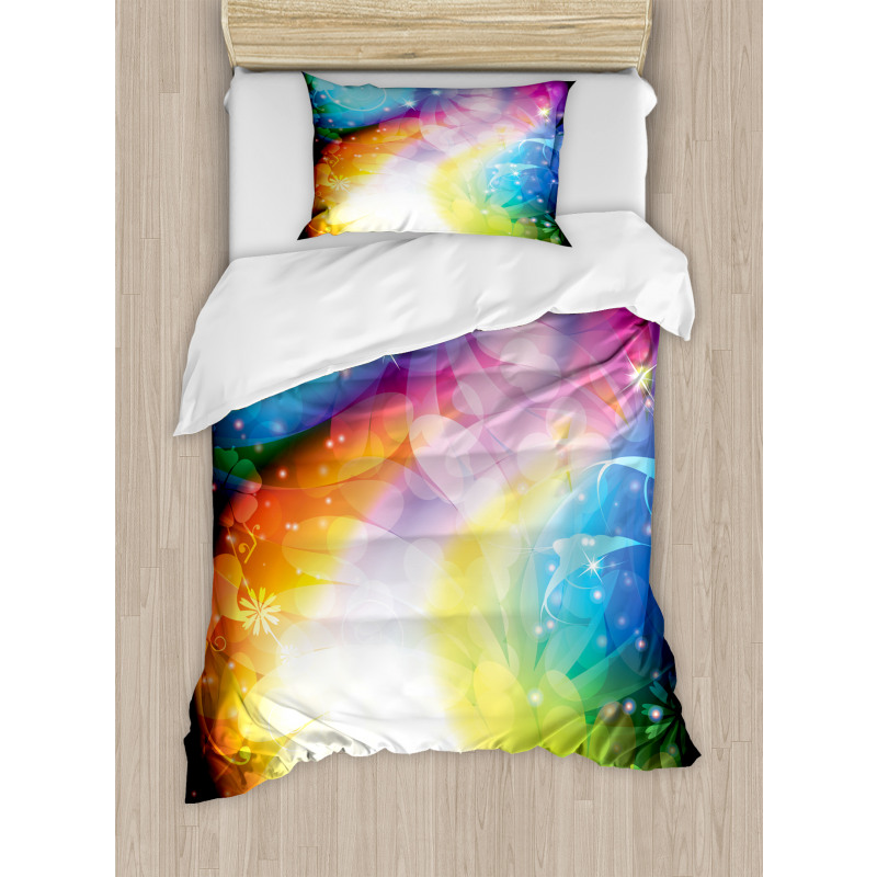 Fairy Tale Book Rainbow Duvet Cover Set