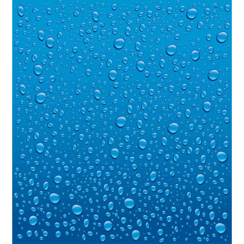 Water Drops Aquatic Rain Duvet Cover Set