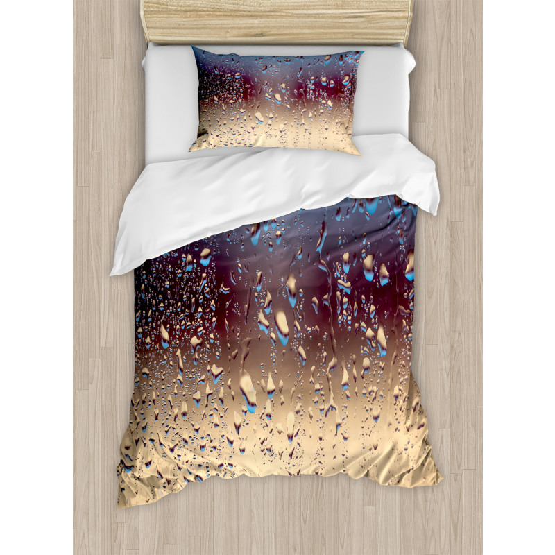 Rainy Day Window Effect Duvet Cover Set