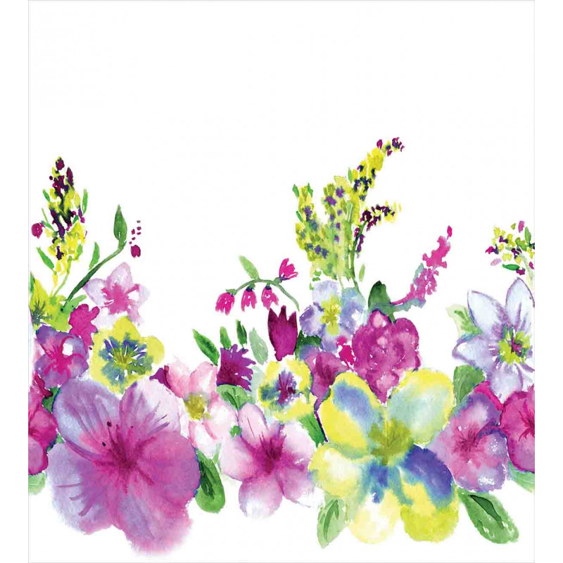 Watercolor Garden Duvet Cover Set