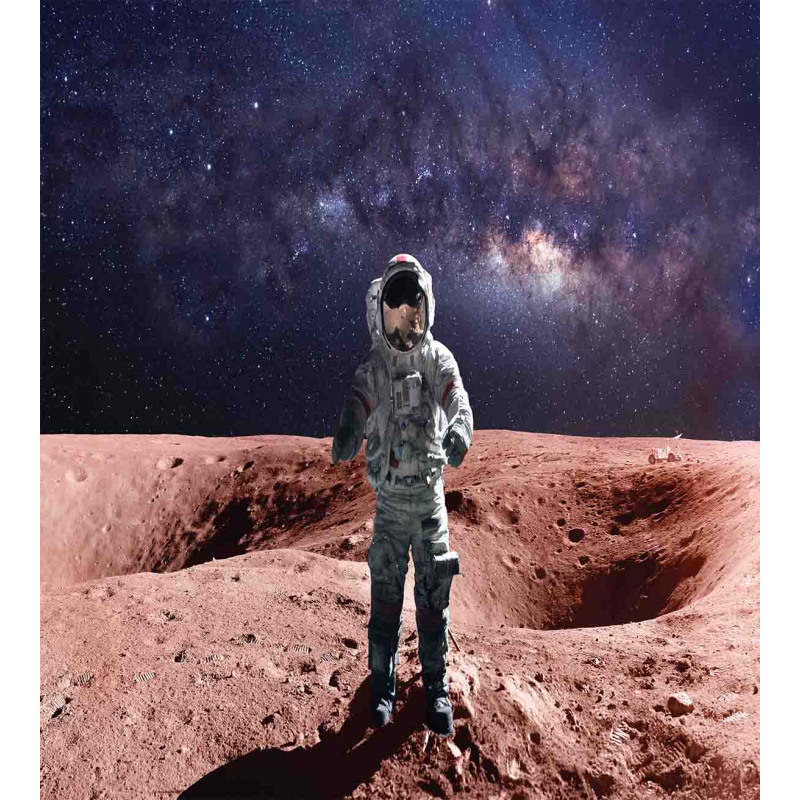 Spacewalk on Mars Outer Duvet Cover Set