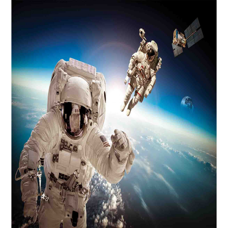 NASA Astronaut Space Duvet Cover Set