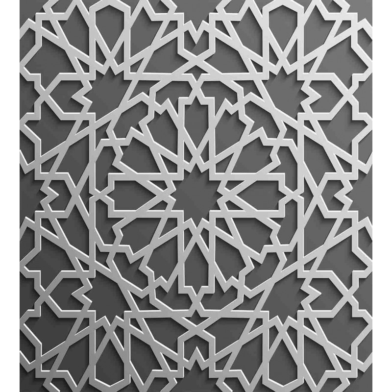 Moroccan Star Flowers Duvet Cover Set