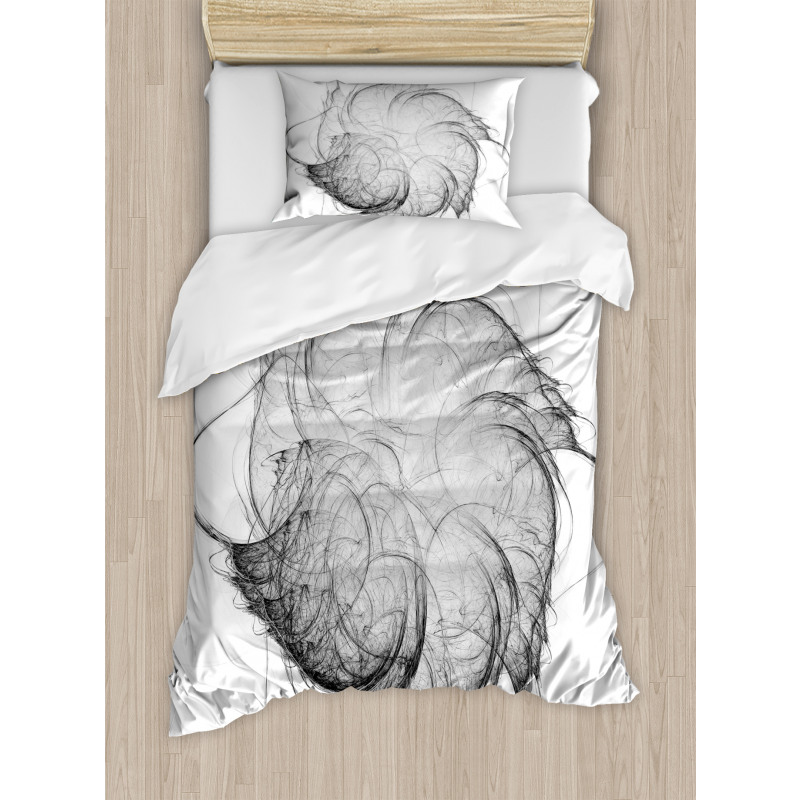 Futuristic Forms Image Duvet Cover Set