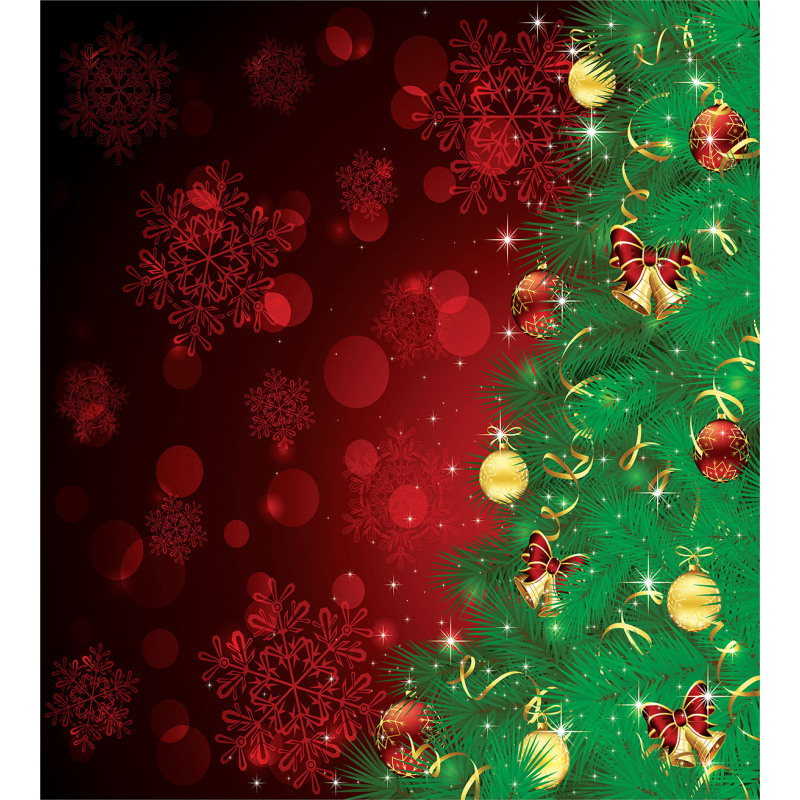 Jingle Bells Trees Duvet Cover Set
