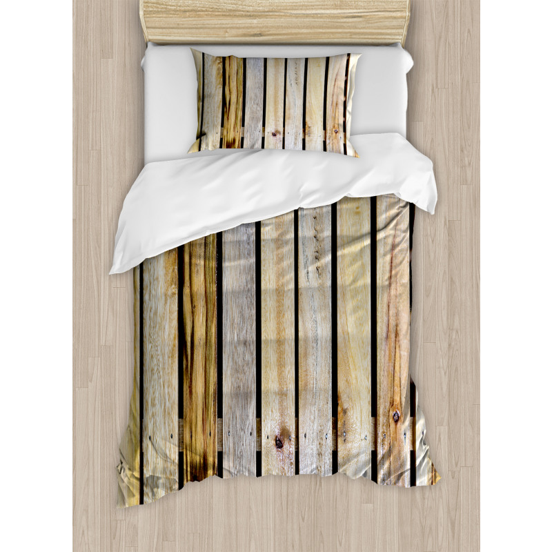 Country Timber Fence Duvet Cover Set