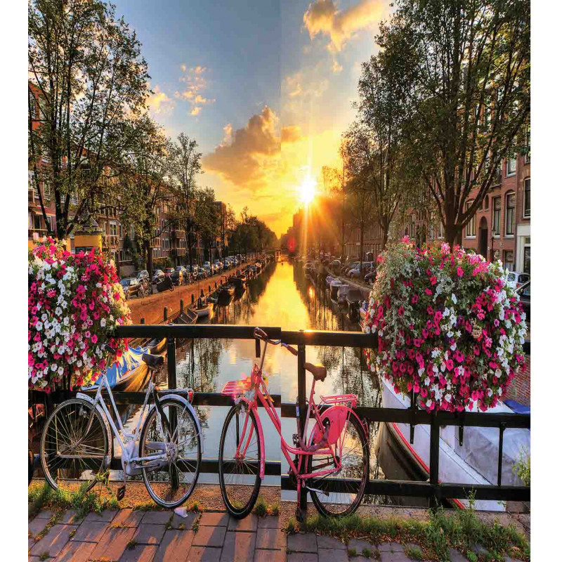 Holland Urban Bikes and Canal Duvet Cover Set