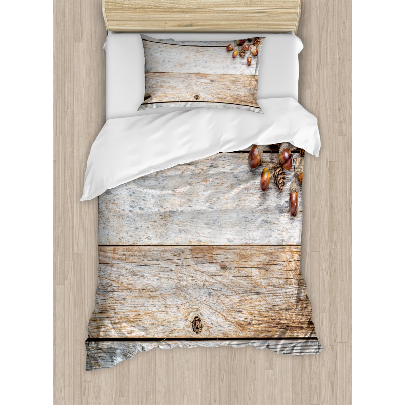 Acorns and Cons Timber Duvet Cover Set
