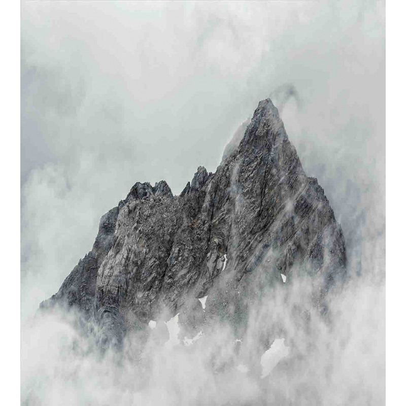 Foggy Mountain Peak Duvet Cover Set