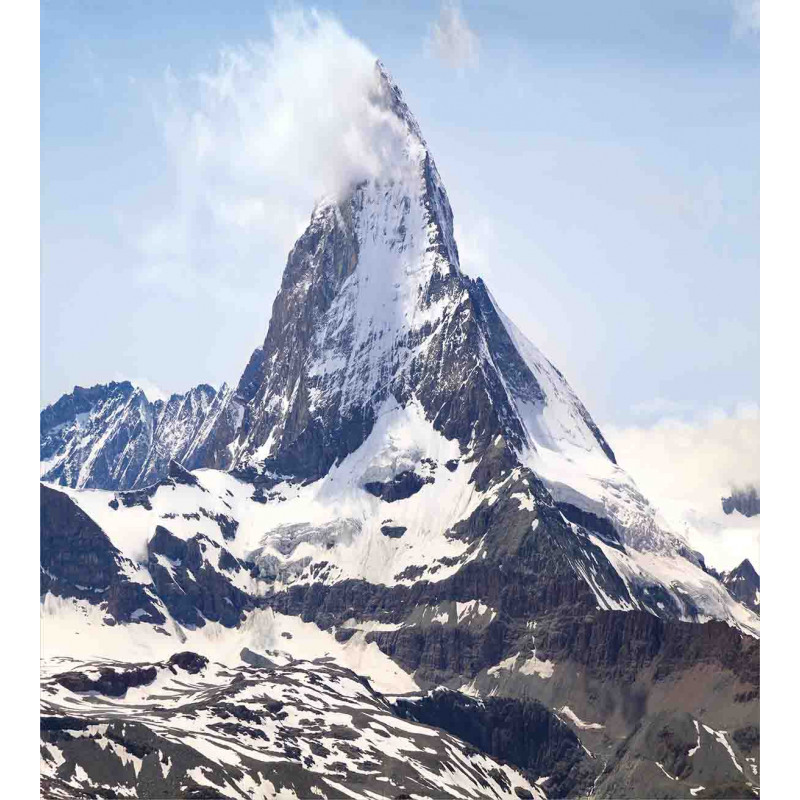Glacier Summit Scenery Duvet Cover Set