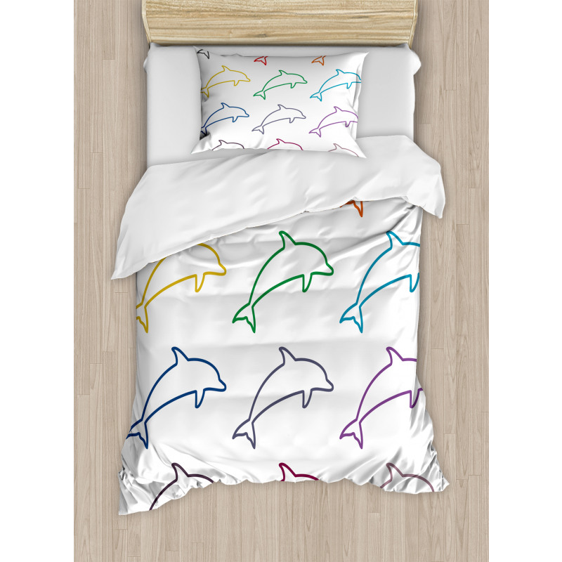 Jumping Dolphins Duvet Cover Set