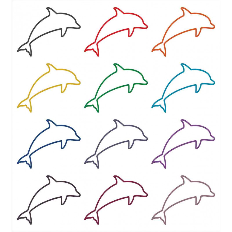 Jumping Dolphins Duvet Cover Set