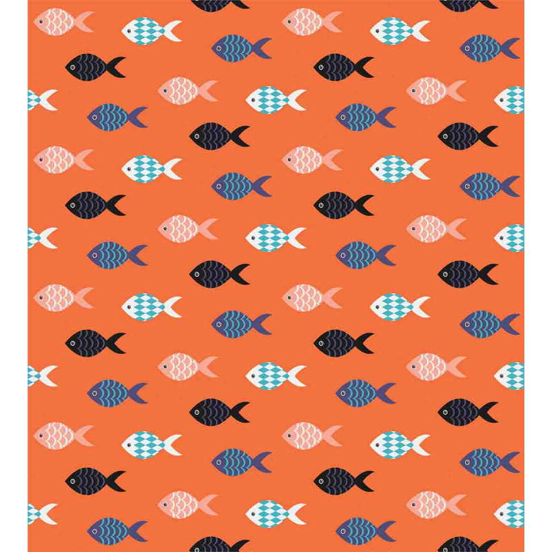 Colorful Fish Shoal Duvet Cover Set