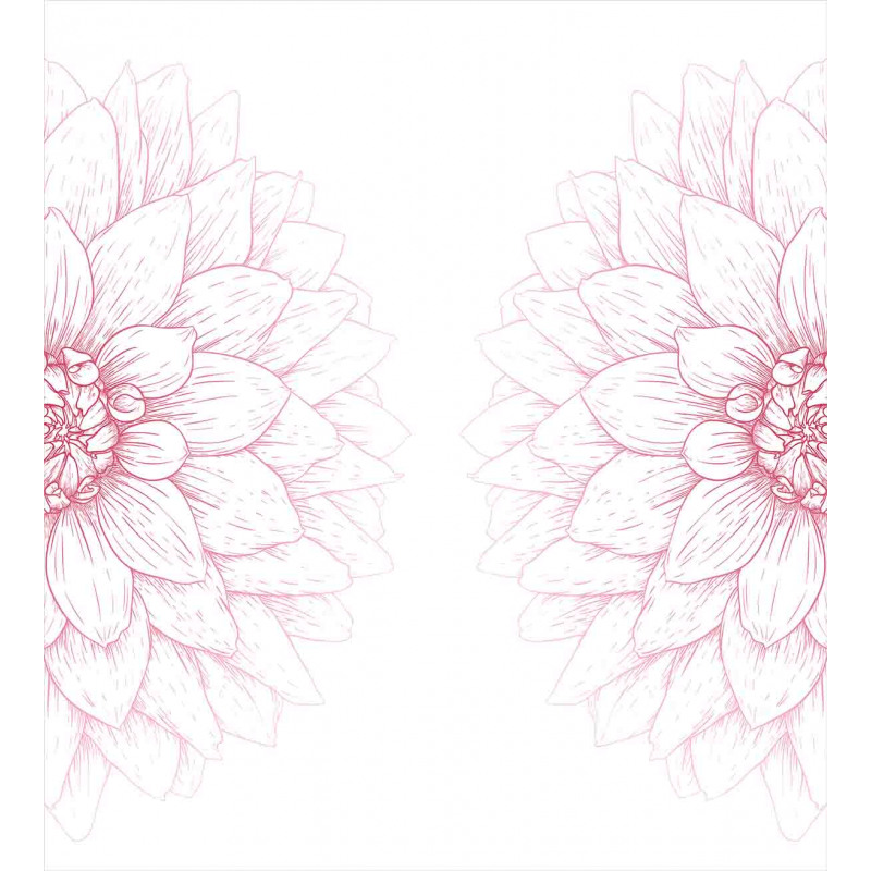 Pink Blossom Flower Duvet Cover Set