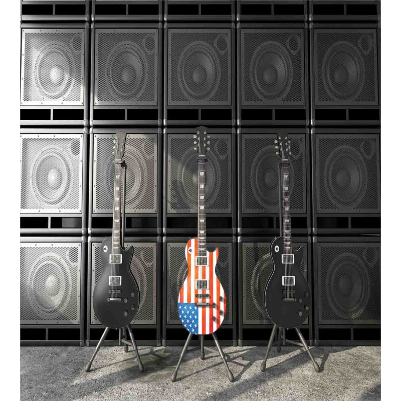 Digital Rock Guitar Duvet Cover Set