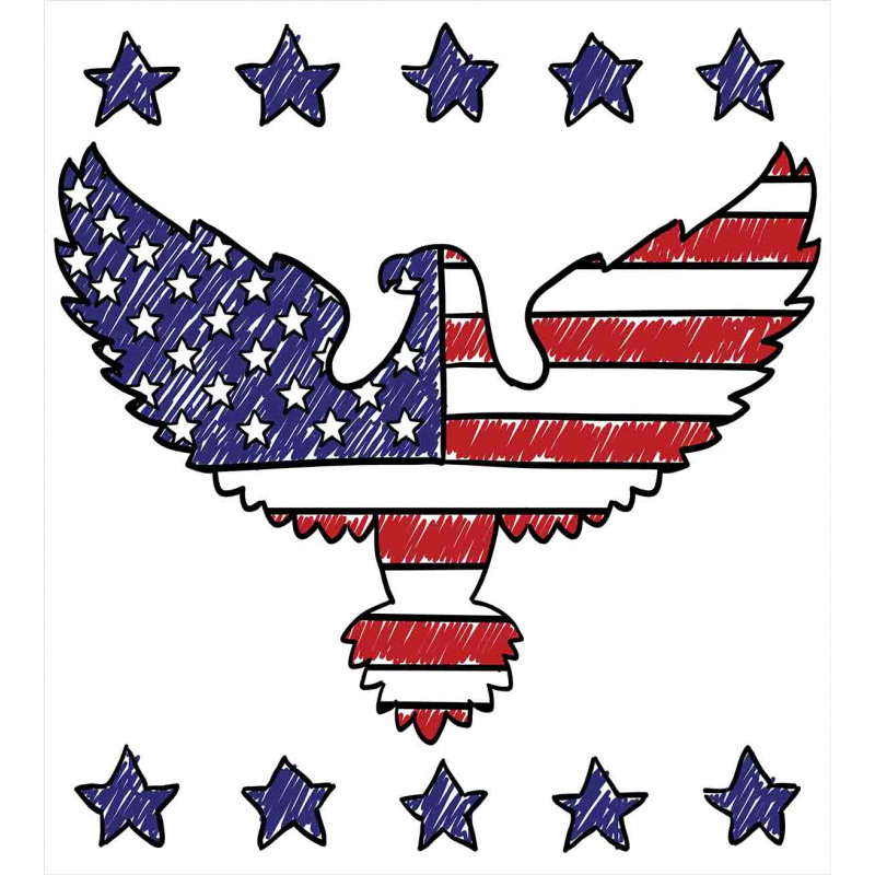 Patriotic Eagle Duvet Cover Set