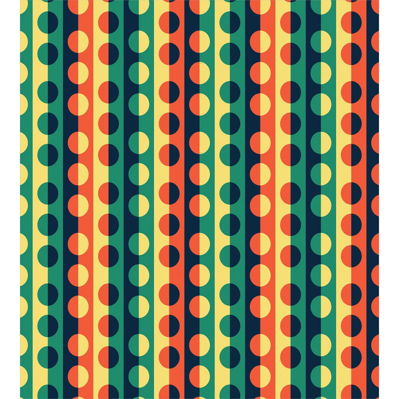 Half-Pattern Rings Duvet Cover Set