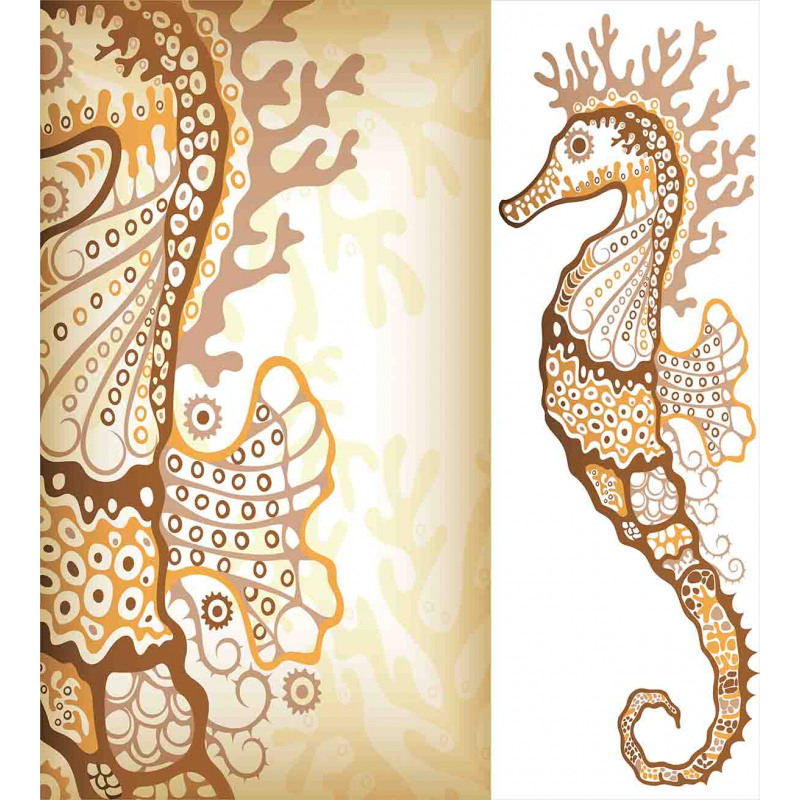 Seahorse Exotic Fishes Duvet Cover Set