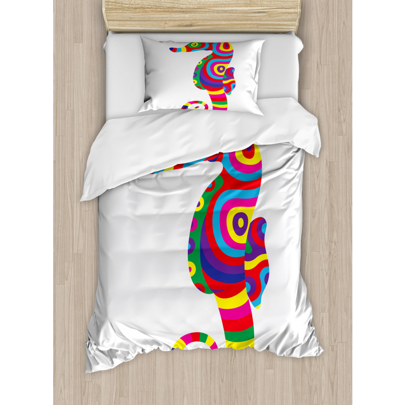 Funny Colorful Fauna Duvet Cover Set