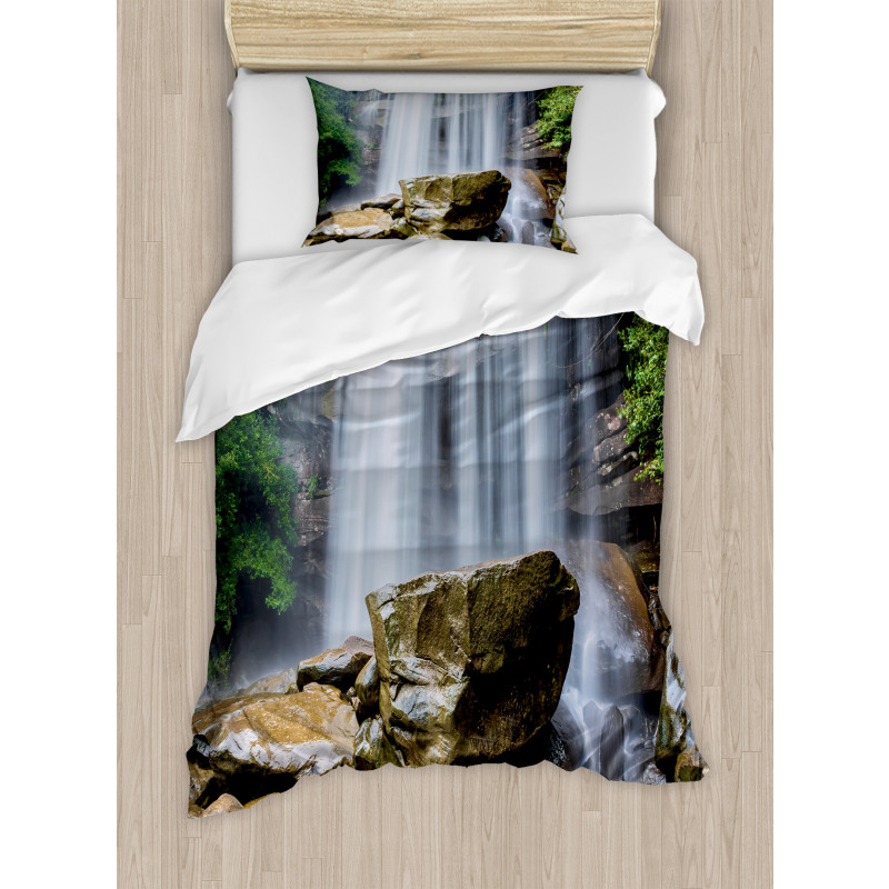 Tropical Waterfalls Duvet Cover Set