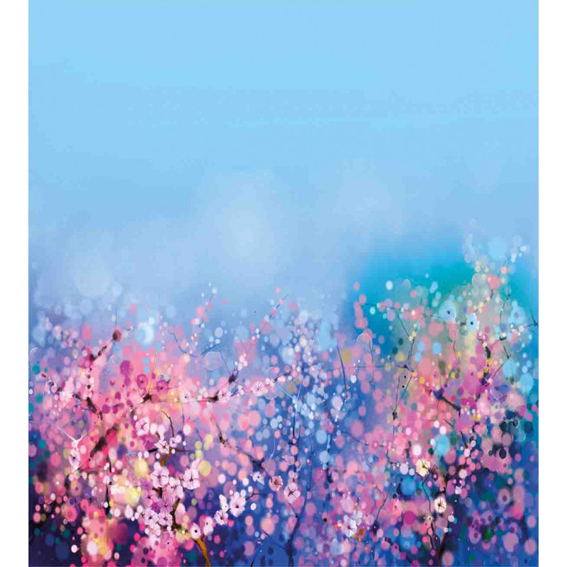 Retro Cherry Blossom Duvet Cover Set